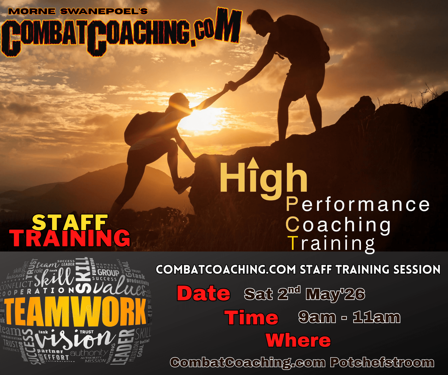 Staff training Staff training